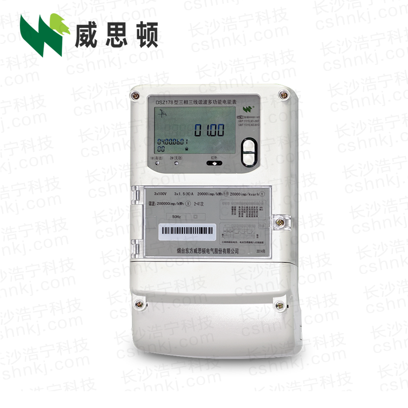 烟台威思顿DSZ178三相谐波有功电能表