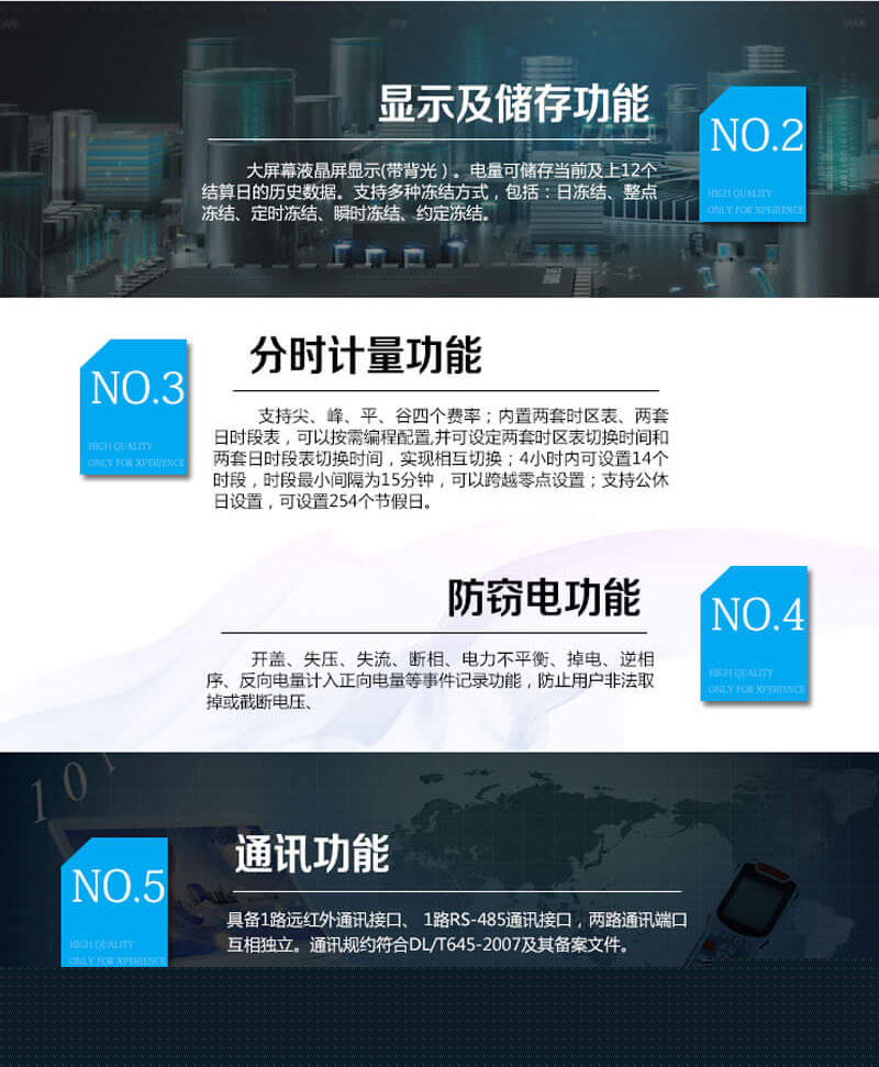 杭州海兴DTZ208三相四线智能电能表